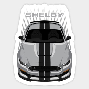 Ford Mustang Shelby GT350 2015 - 2020 - Avalanche Grey - Black Stripes Sticker